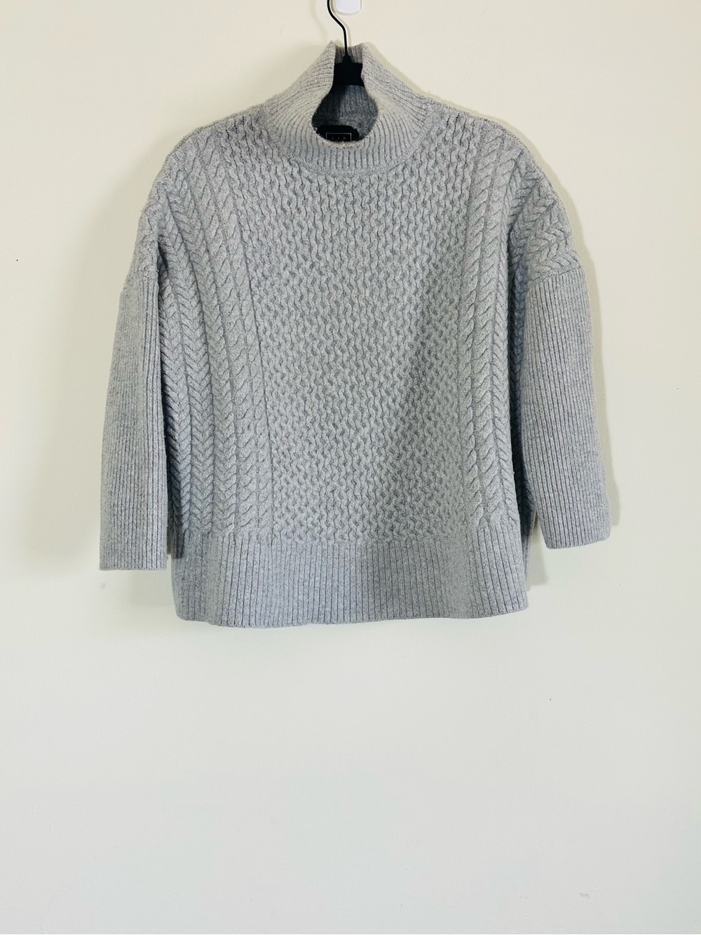 AYR Le Square Sweater Size Large Gray